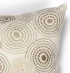 KAS Pillow L186 Ivory Concentric Round Image