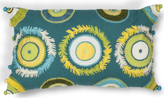 KAS Pillow L218 Blue/Green Circles Main Image