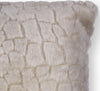 KAS Pillow L253 Ivory Bedrock Round Image