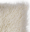 KAS Pillow L256 Ivory Shaggy Round Image