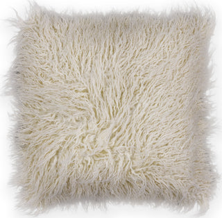 KAS Pillow L256 Ivory Shaggy Main Image