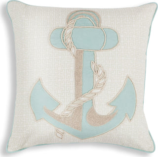 KAS Pillow L269 Aqua Anchor main image