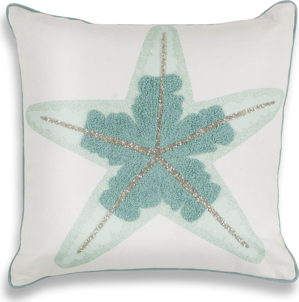 KAS Pillow L272 Aqua Starfish main image