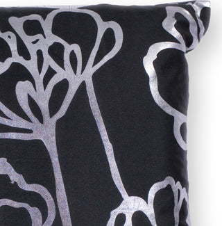 KAS Pillow L299 Black Blossom Round Image