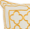 KAS Pillow L308 Gold Trefoil Frame Round Image