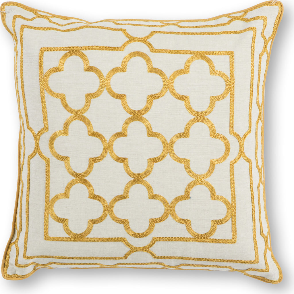 KAS Pillow L308 Gold Trefoil Frame main image