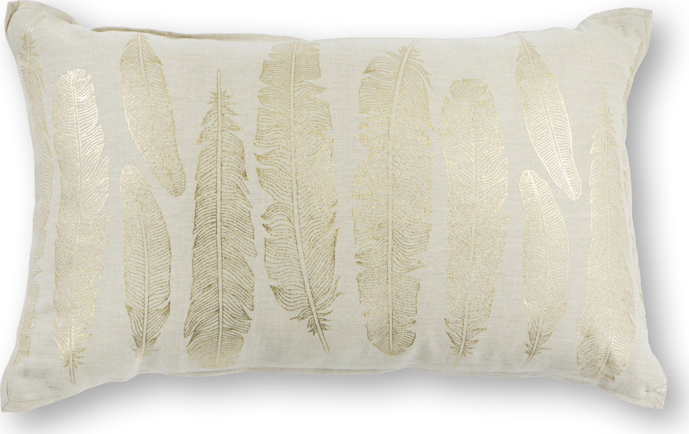 KAS Pillow L315 Gold Feathers main image