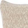 KAS Pillow L345 Oatmeal Heather Knit Round Image