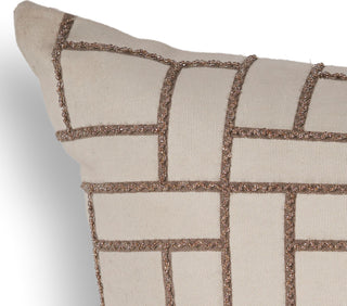 KAS Pillow L420 Tan Brick By Round Image