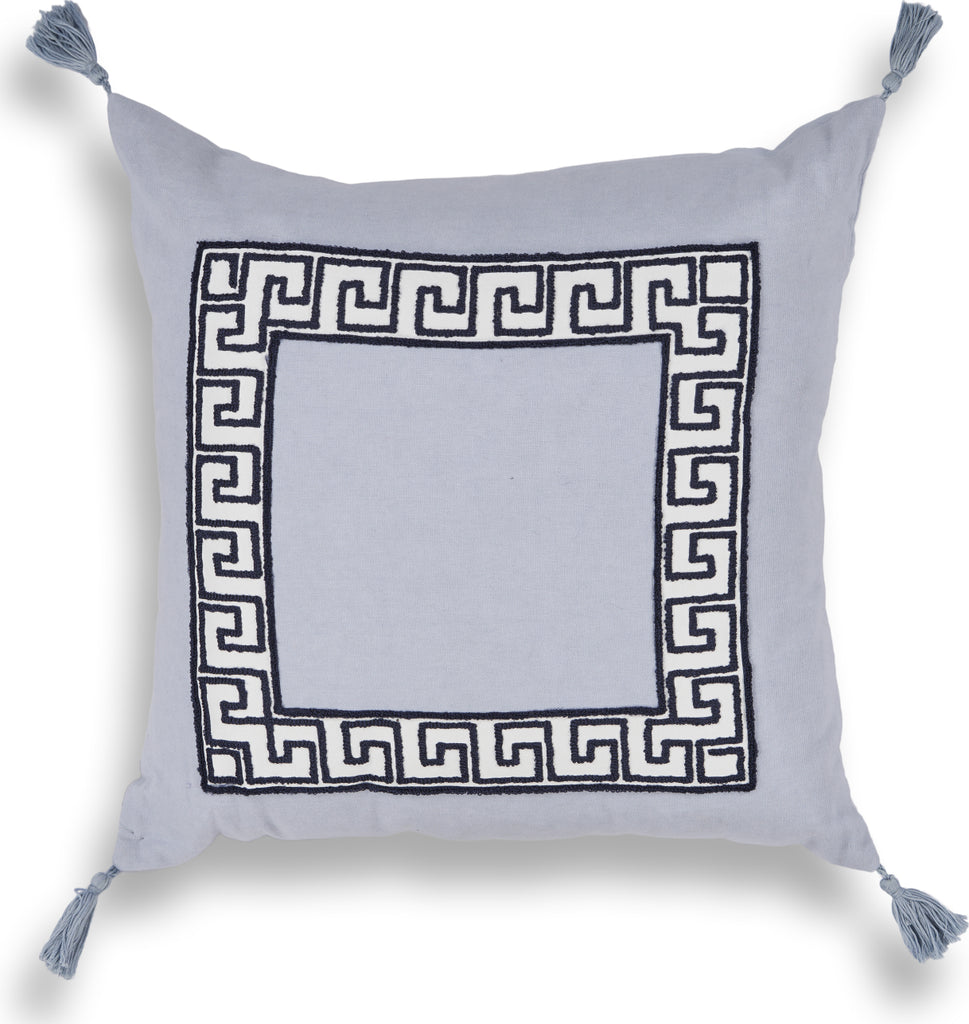 KAS Pillow L431 Smoke Greek Key main image