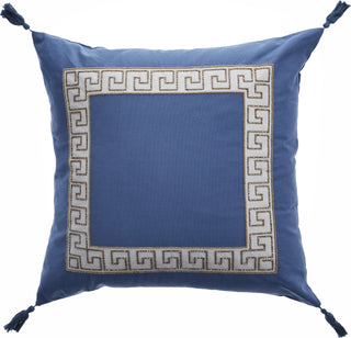 KAS Pillow L432 Ocean Greek Key Main Image