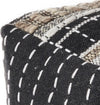 KAS Pouf F860 Black and White Pulse