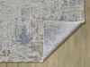 KAS Preston 8100 Ivory Blue Textures Area Rug Runner Image