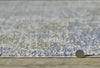 KAS Preston 8100 Ivory Blue Textures Area Rug Corner Image