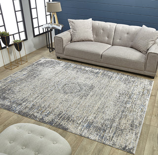 KAS Preston 8104 Grey Ivory Traditions Area Rug Lifestyle Image