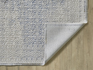 KAS Preston 8106 Ivory Blue Courtney Area Rug Runner Image