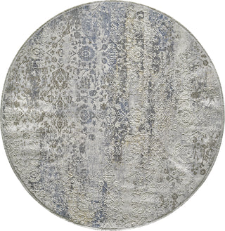 KAS Preston 8107 Ivory Blue Peyton Area Rug Lifestyle Image Feature