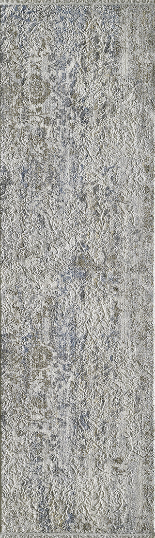 KAS Preston 8107 Ivory Blue Peyton Area Rug Lifestyle Image