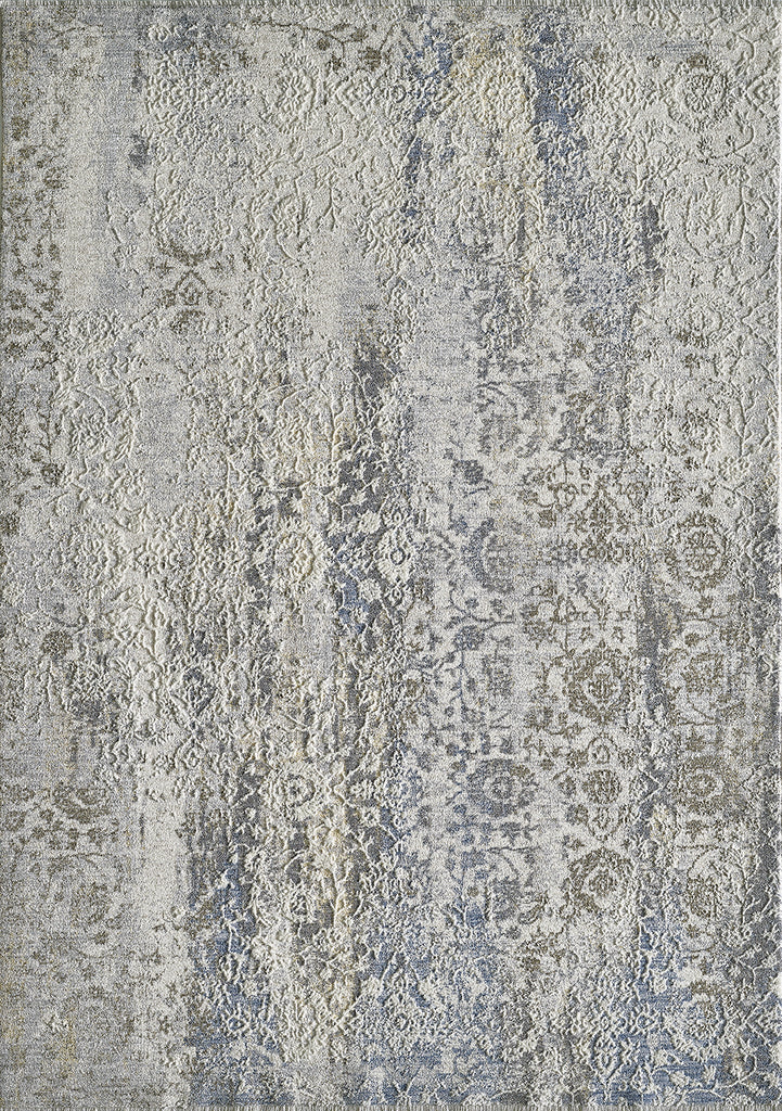 KAS Preston 8107 Ivory Blue Peyton Area Rug main image
