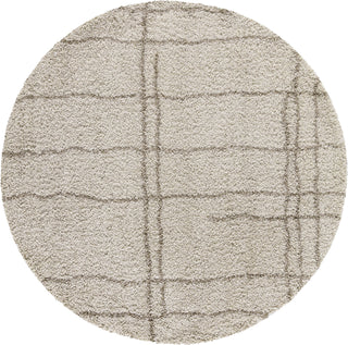 KAS Prima 1501 Natural Grid Area Rug Runner Image