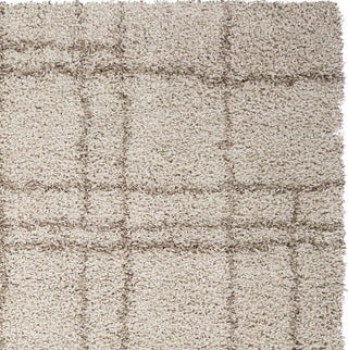 KAS Prima 1501 Natural Grid Area Rug