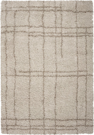 KAS Prima 1501 Natural Grid Area Rug main image