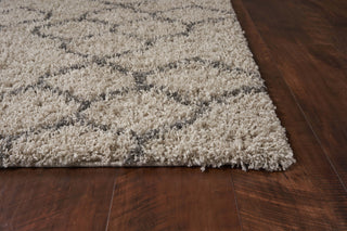 KAS Prima 1502 Natural Honeycomb Area Rug Round Image