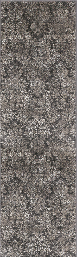 KAS Provence 8612 Taupe/Sand Damask Area Rug Round Image