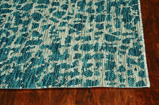 KAS Provo 5750 Teal Area Rug Round Image