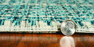 KAS Provo 5755 Teal Area Rug Runner Image