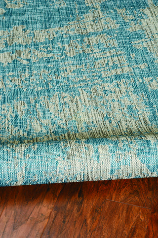 KAS Provo 5759 Teal Area Rug Corner Image