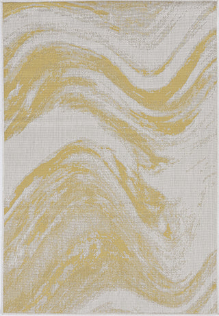 KAS Provo 5764 Ivory/Gold Strokes Area Rug