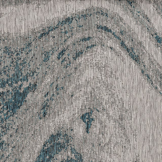 KAS Provo 5765 Grey/Teal Strokes Area Rug