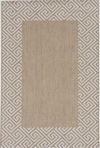 KAS Provo 5766 Natural Greek Key Area Rug