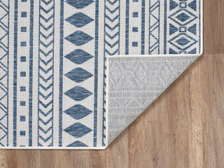 KAS Provo 5776 Ivory/Blue Natura Area Rug