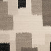 KAS Reflections 7413 Black and White Palette Area Rug Corner Image