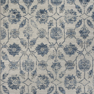 KAS Reflections 7425 Ivory/Blue Kashia Area Rug Runner Image