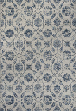 KAS Reflections 7425 Ivory/Blue Kashia Area Rug Main Image