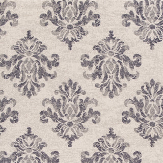 KAS Reflections 7431 Grey Damask Area Rug Runner Image