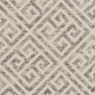 KAS Reflections 7433 Taupe Greek Key Area Rug Corner Image