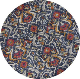 KAS Reina 9504 Navy Harmony Area Rug Runner Image