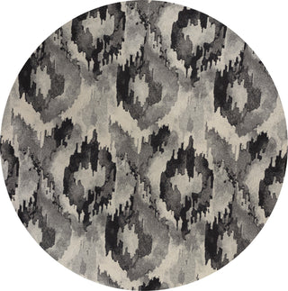 KAS Reina 9515 Grey Illusion Area Rug Round Image