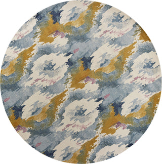 KAS Reina 9516 Teal Illusion Area Rug Runner Image