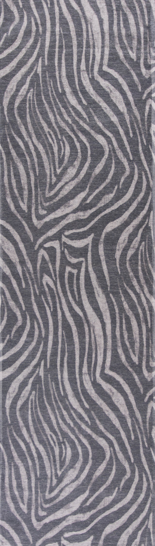 KAS Retreat 0105 Charcoal Sahara Area Rug Runner Image