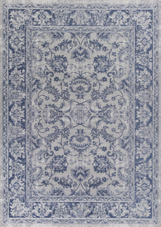 KAS Retreat 0107 Slate Blue Kashan Area Rug Main Image