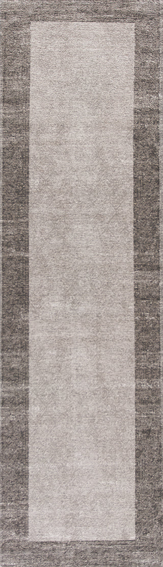 KAS Retreat 0114 Taupe Border Area Rug Runner Image