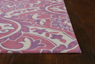 KAS Retreat 132 Pink Mackenzie Area Rug Corner Image