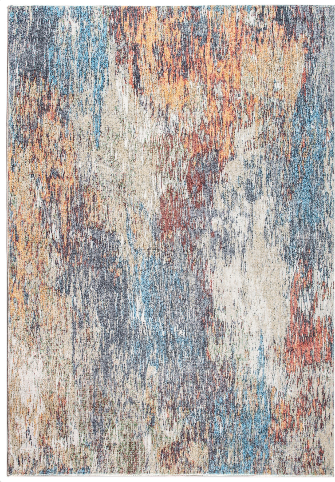 KAS Roxy 2801 Blue/Red Mirage Area Rug