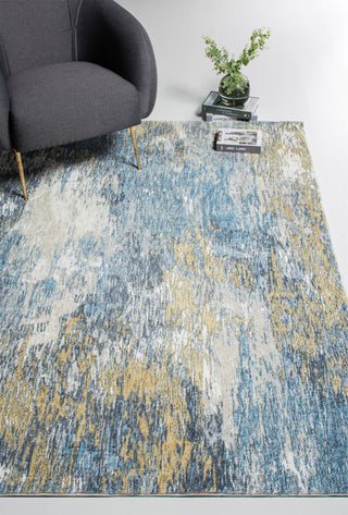 KAS Roxy 2802 Blue/Gold Mirage Area Rug