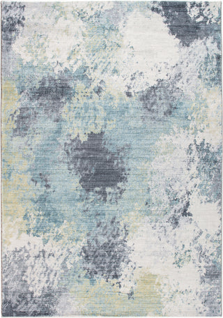 KAS Roxy 2806 Blue/Yellow Nebula Area Rug